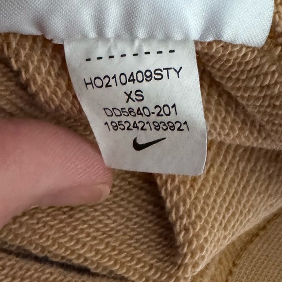 Nike Sportswear Essential Washed Fleece Oversized Hoodie Sweatshirt Women’s XS - Picture 7 of 12